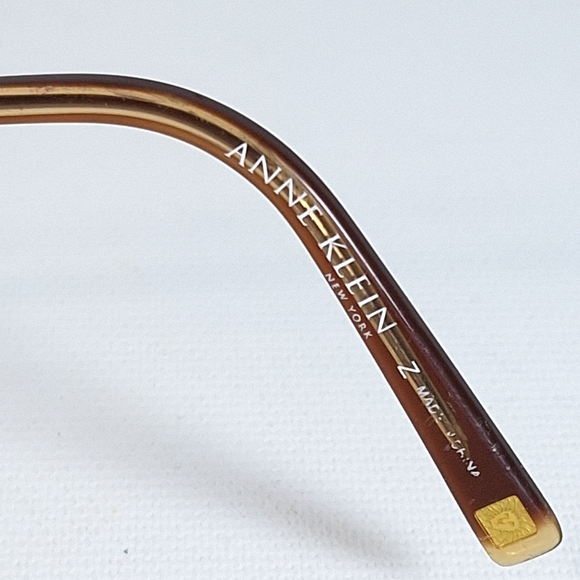 Anne Klein NY Bronze Brown Metal Eyeglasses Oval Frame AK9087 494 51 16 135 - Picture 4 of 9